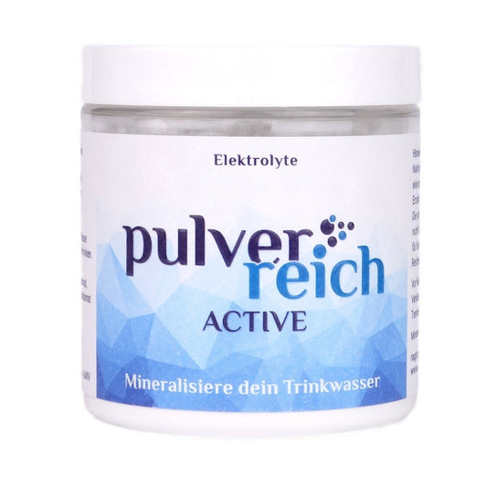 Pulverreich Active - Elektrolyt Pulver für Sport und Hitze